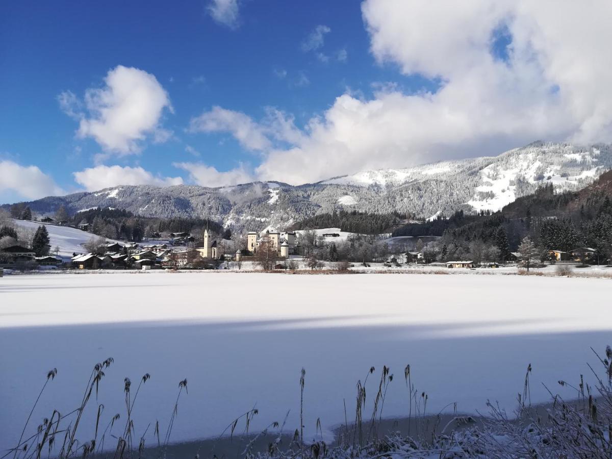 Apartment Alpenpanorama Goldegg Bagian luar foto