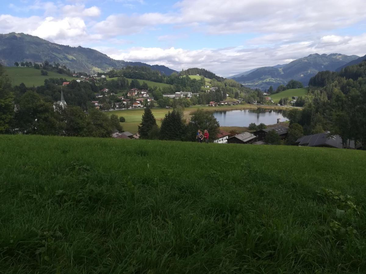 Apartment Alpenpanorama Goldegg Bagian luar foto