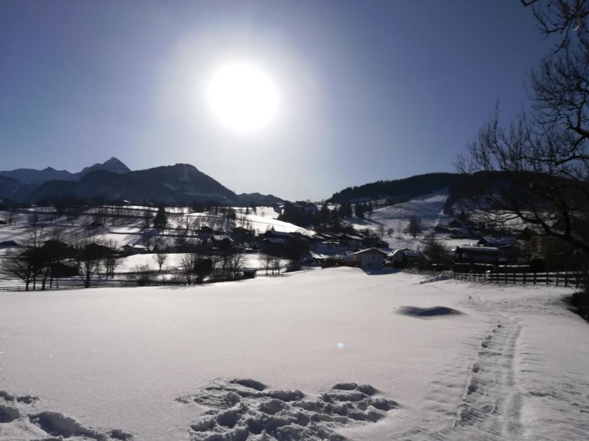 Apartment Alpenpanorama Goldegg Bagian luar foto